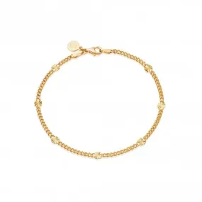 Estee Lalonde Sunburst Chain 18ct Gold Plated Bracelet ELBR07_GP