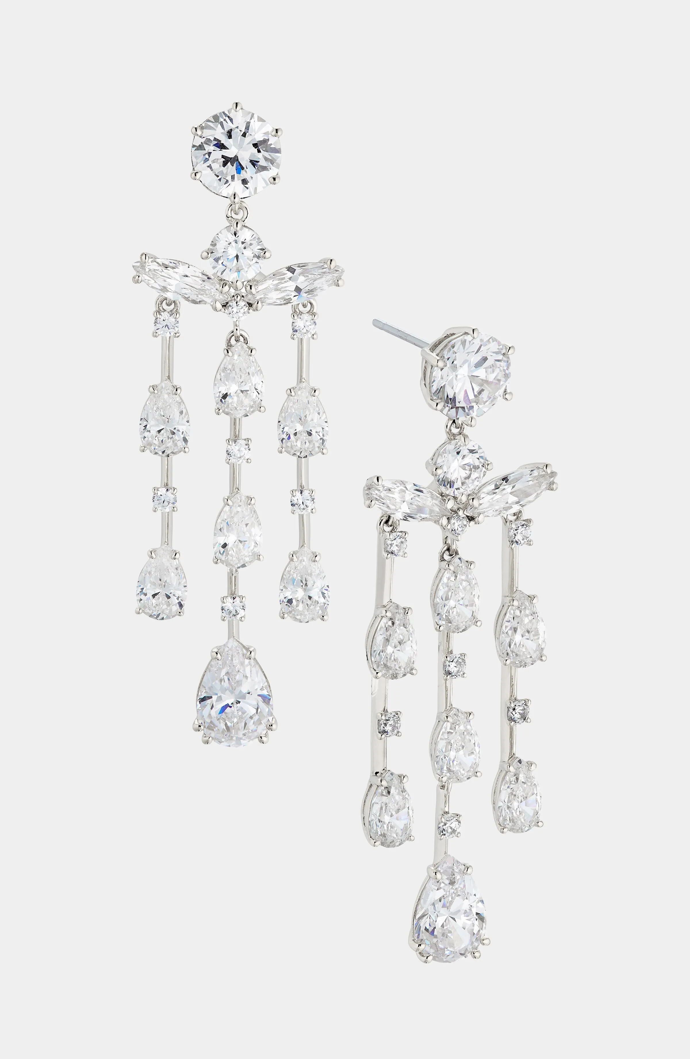 EVELYN CHANDELIER CZ EARRINGS