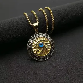 Eye of Horus Sacred Youga Meditation Necklace Pendant Protection From Evil Eye