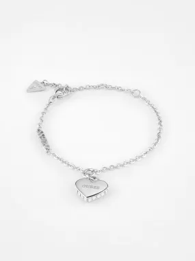 Falling In Love Silver-Tone Bracelet