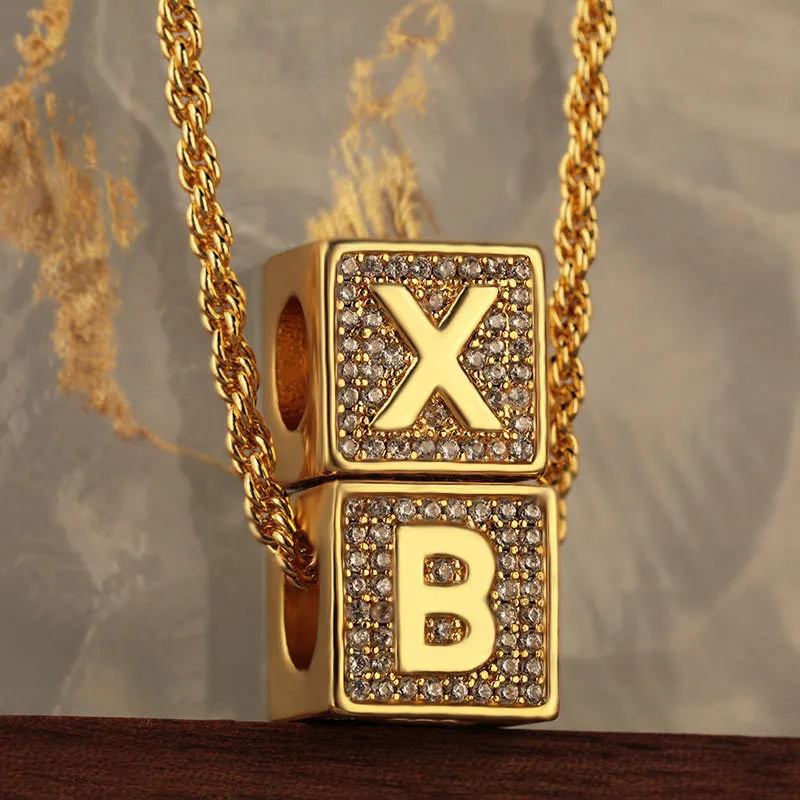 Fashion Jewelry 26 English Letter Necklace Pendant