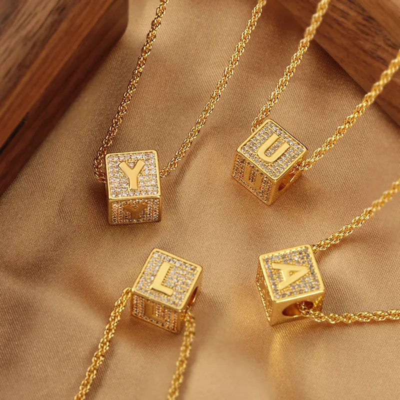 Fashion Jewelry 26 English Letter Necklace Pendant