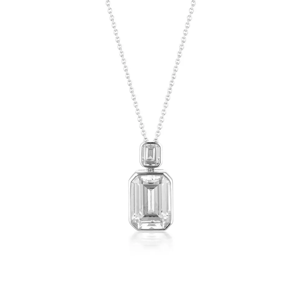 Georgini Sterling Silver Luxe Santuosa Pendant On Chain