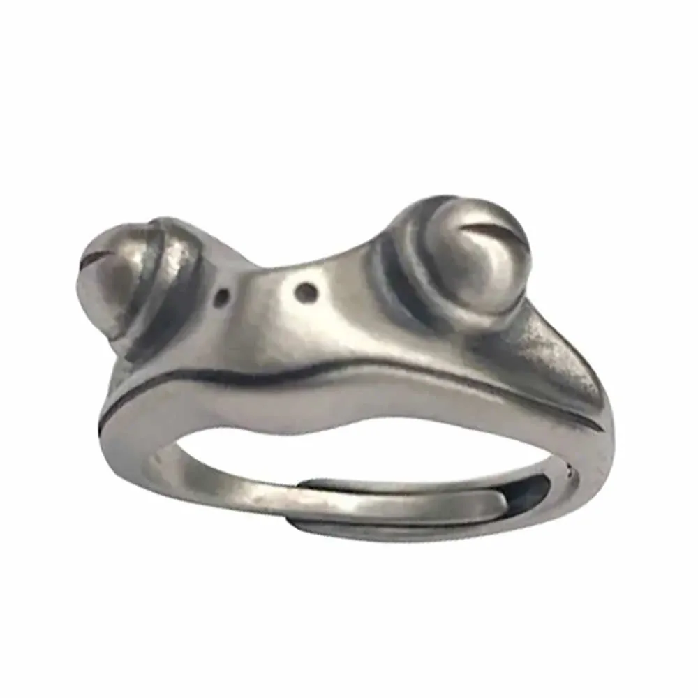 Goblincore Frog Ring