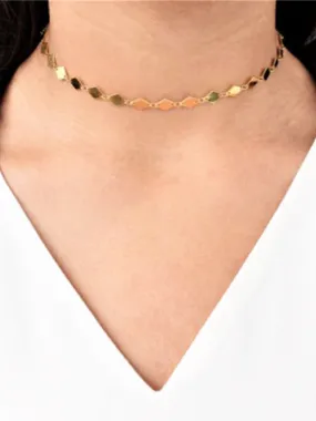 Gold Diamond Choker