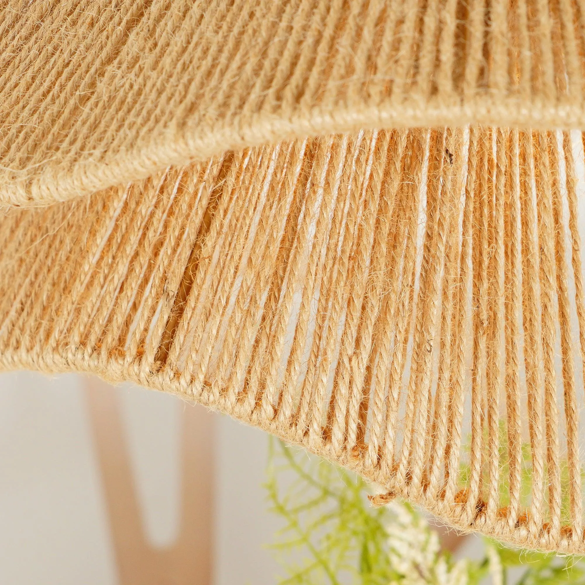 Handmade Straw Hat Pendant Lamp