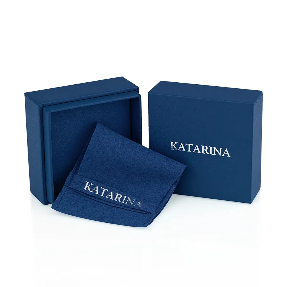 KATARINA Channel Set Diamond Wedding Band (1/4 cttw)