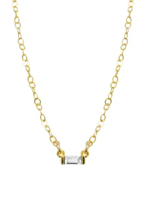 Katie Dean Jewelry Baguette Necklace