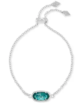 Kendra Scott Elaina Bracelet Rhodium London Blue