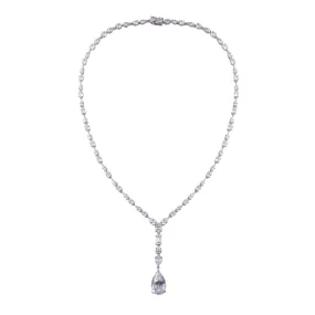 Lafonn Red Carpet Pear Diamond Necklace 8N003CLP17