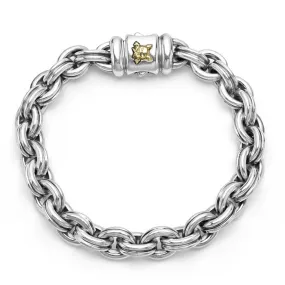 LAGOS Anthem Double Link Bracelet in Sterling Silver