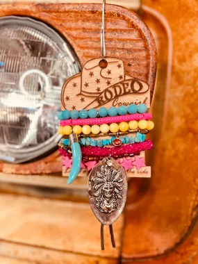 Large Arm Candy Stack- Rodeo Cowgirl