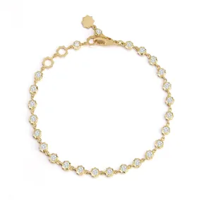 Large Sophisticate Diamond Line Bracelet