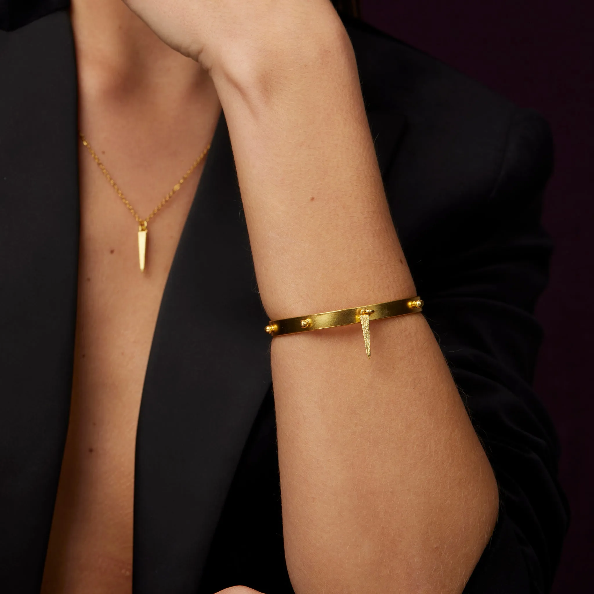 Luca Gold Bangle