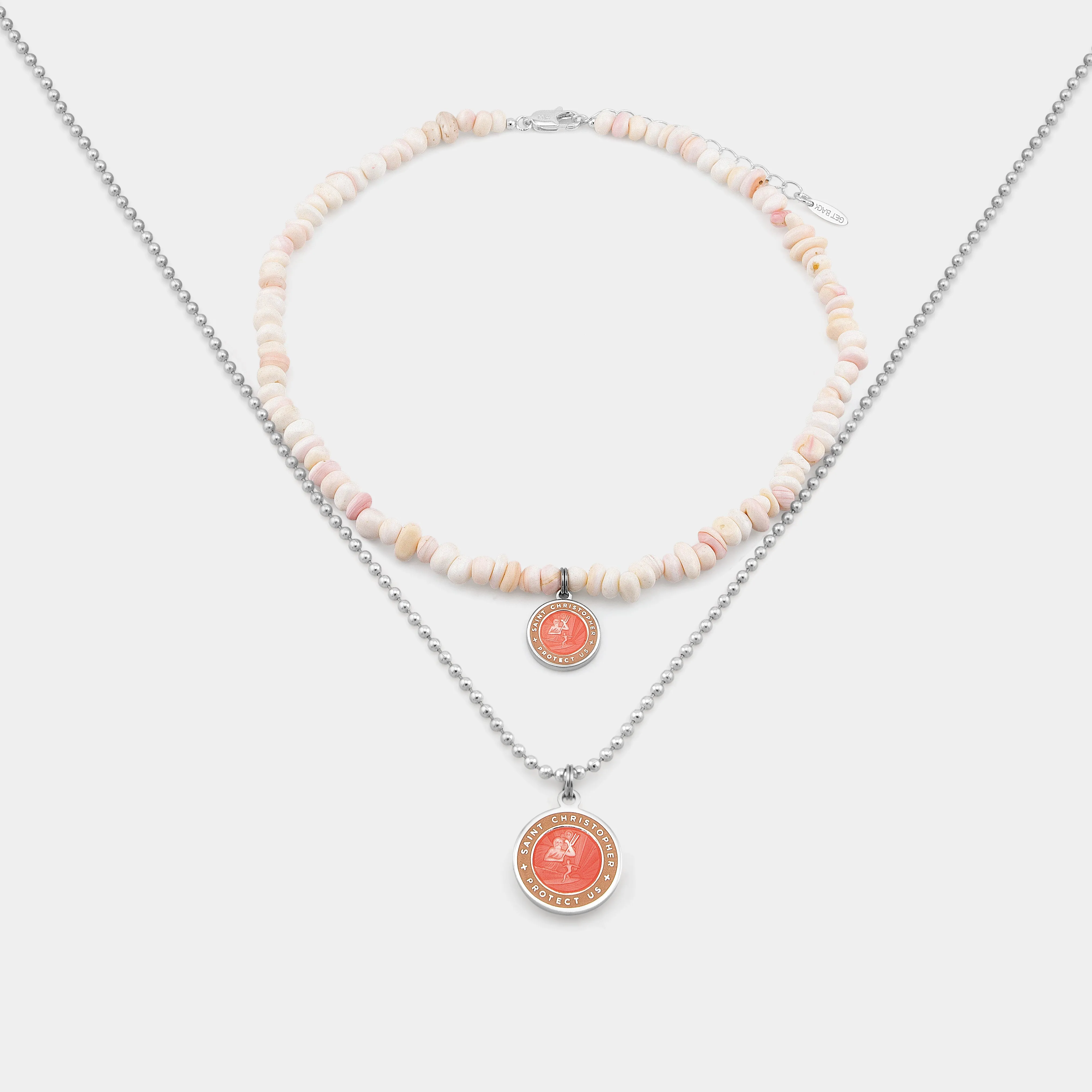 Medium Melon Blush / Island Girl Choker Stack