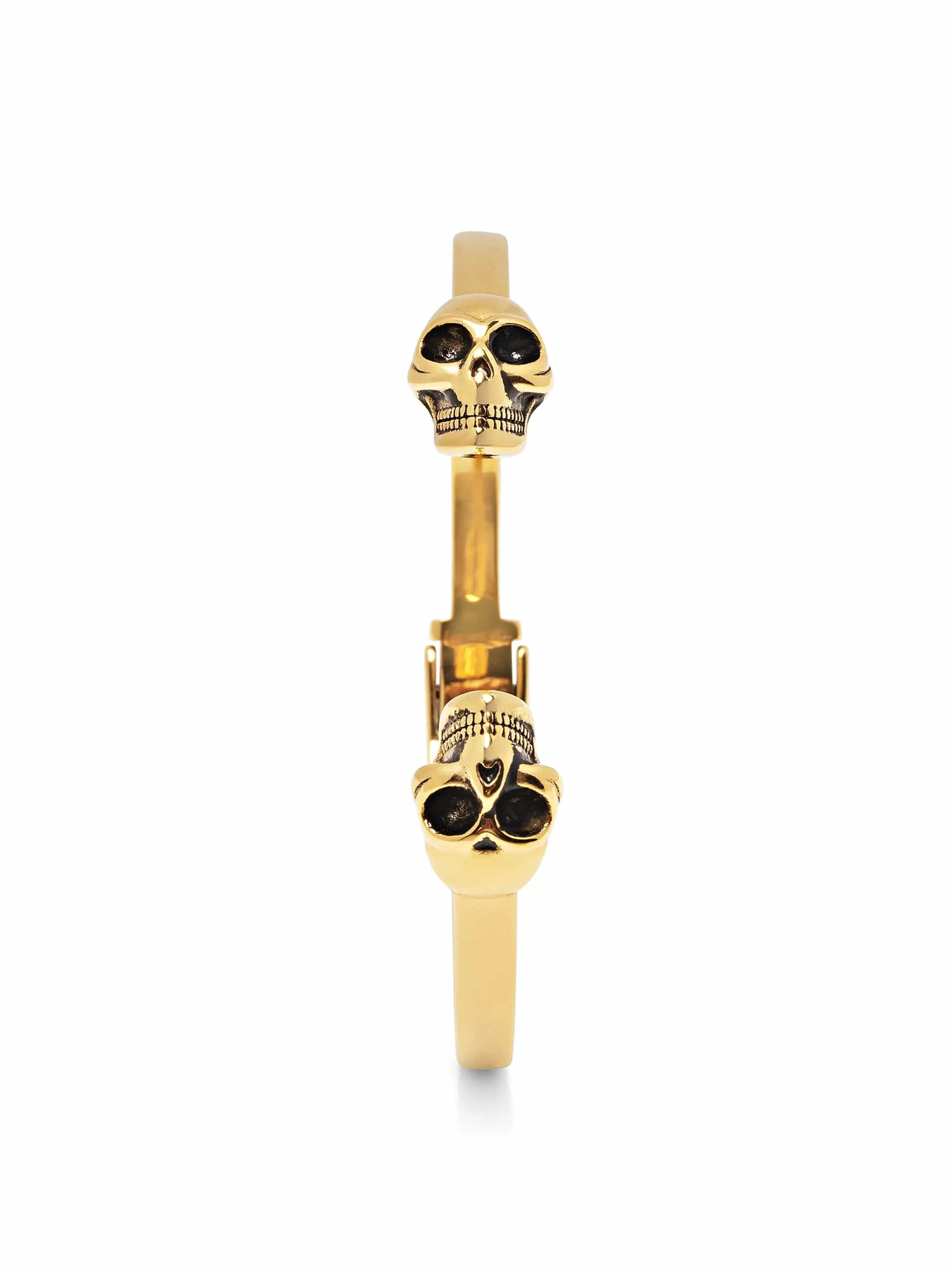 Men's Golden Skull Bangle