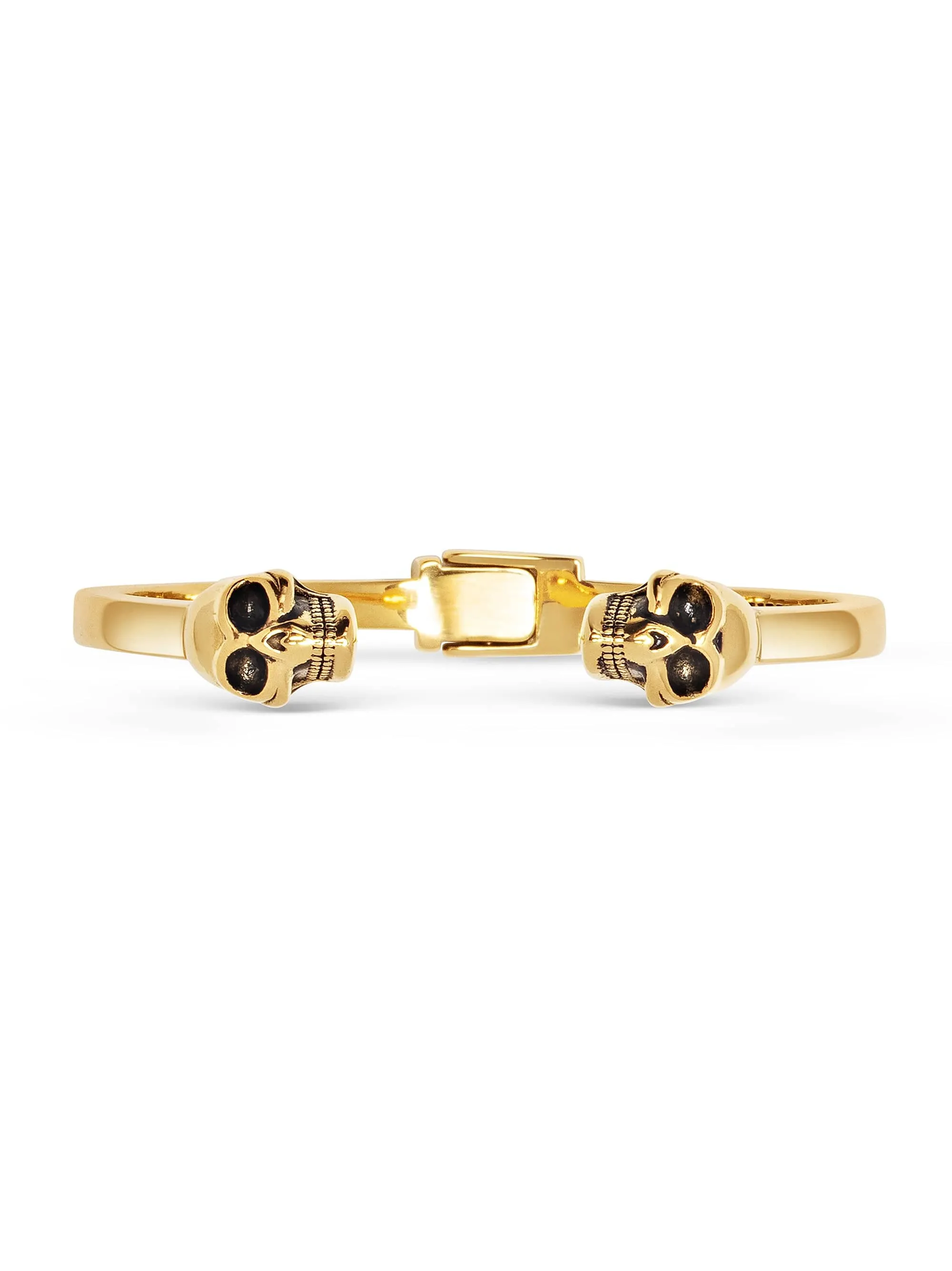 Men's Golden Skull Bangle