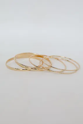 Missy Gold Bangle Set