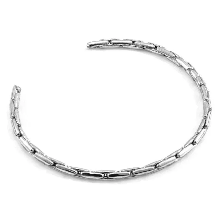 MIZZEN SAIL SILVER CHAIN BANGLE