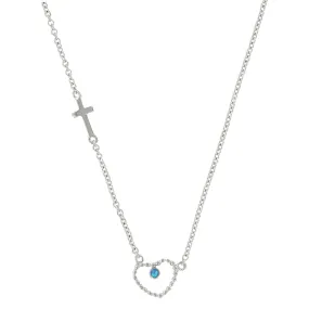 Montana Silver Beads of My Heart Opal Necklace