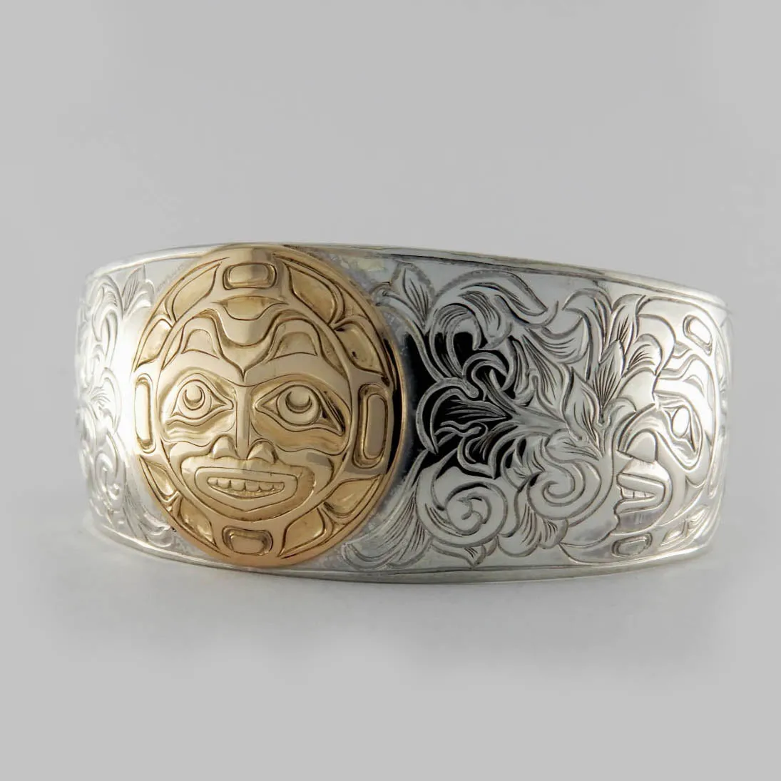 Moon Silver Gold Bracelet