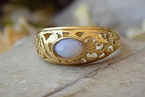 Moon stone Ring