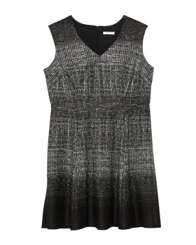 Mound Sleeveless Dress | Black / Light Grey