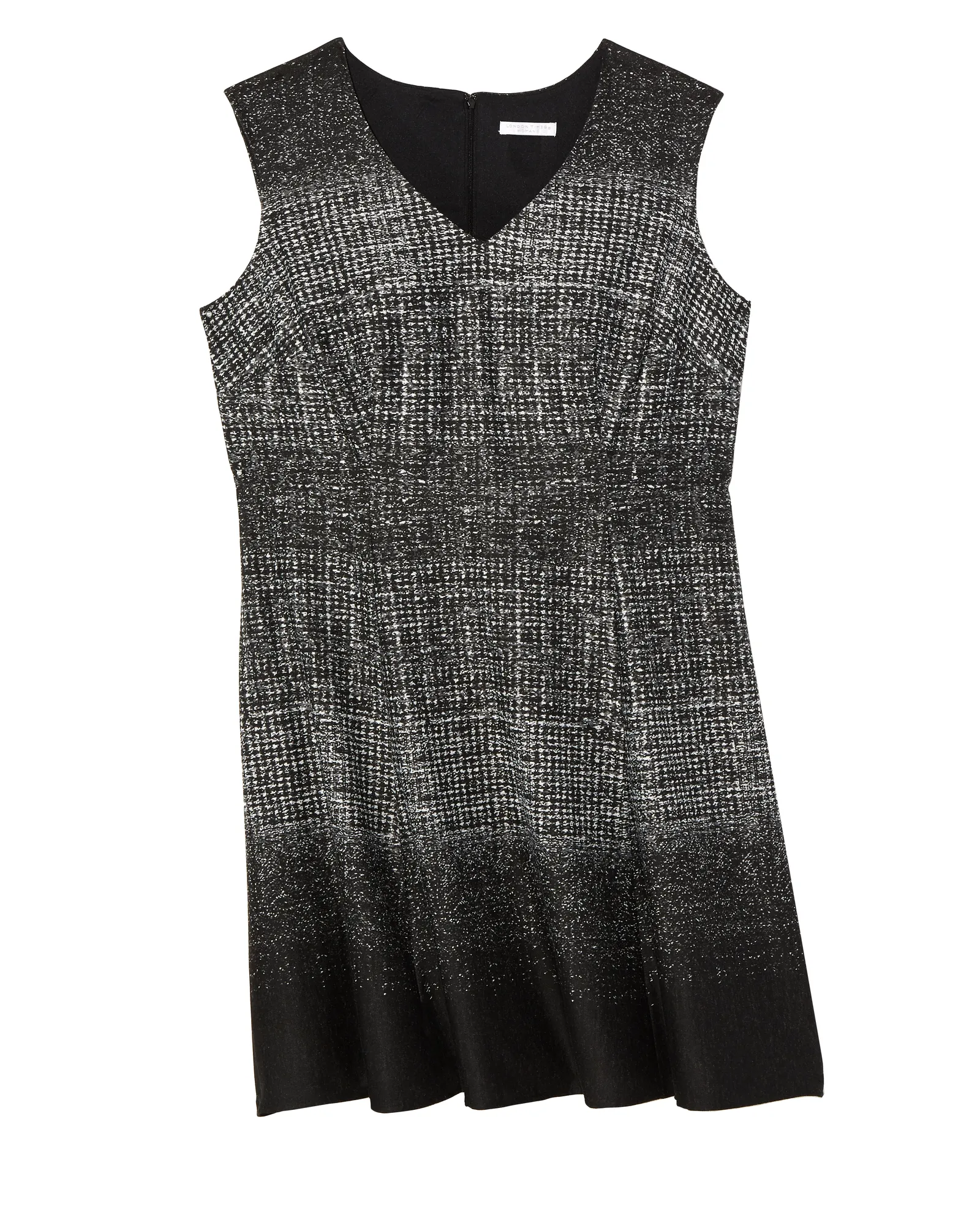 Mound Sleeveless Dress | Black / Light Grey