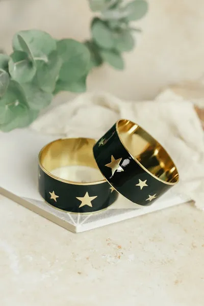 Multi Star Enamel Bangle