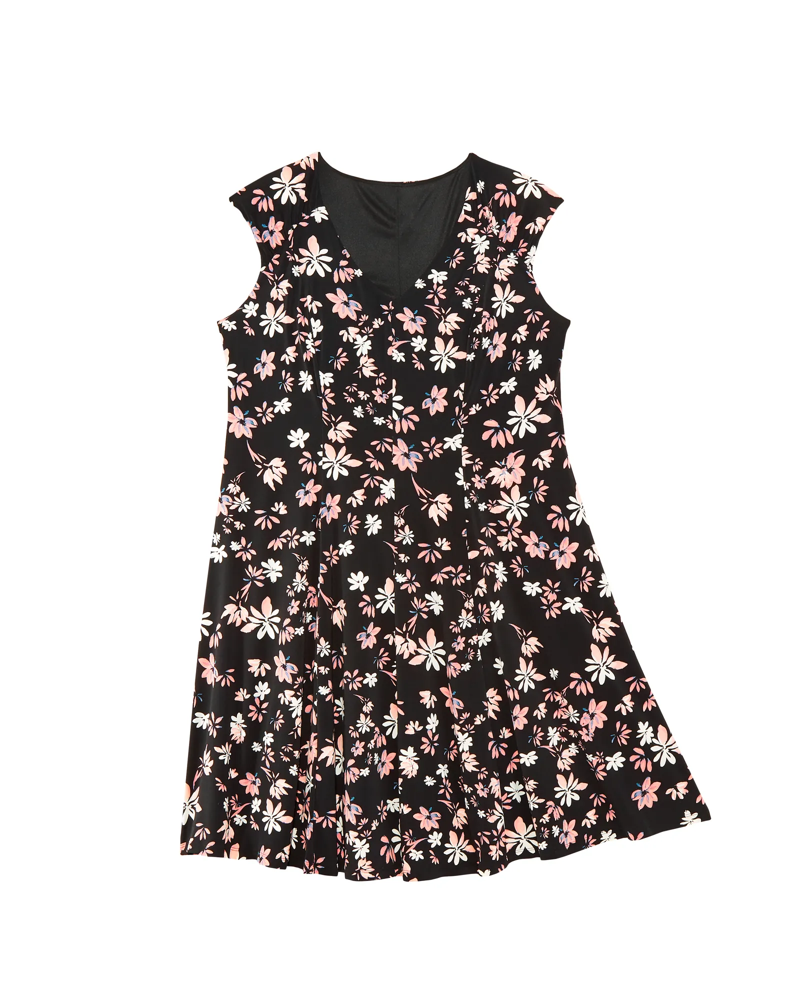 Nadie Dress | Black / Pink