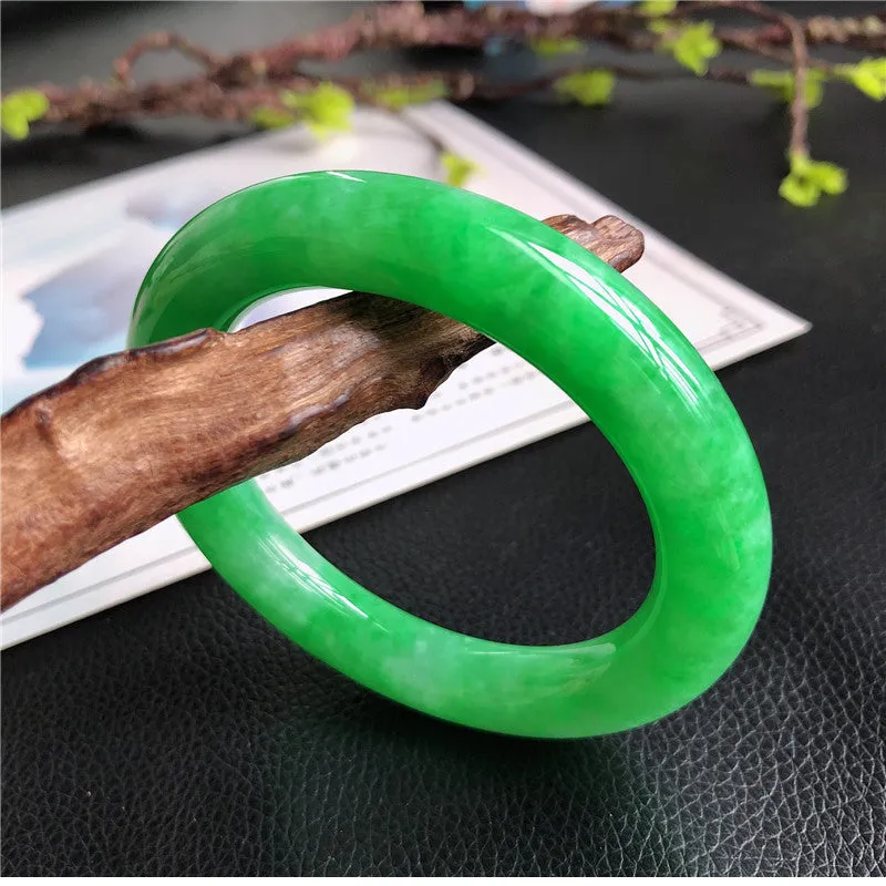 Natural Jade Bangle Jadeite Bangle Internal Diameter 57.3mm T7030853