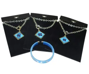 North Carolina Tar Heels Jenkins Enterprises Gameday Necklace Bracelet Pack