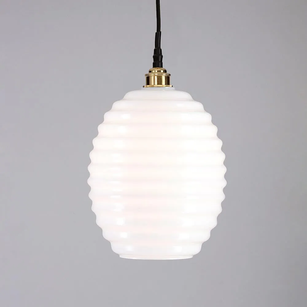 Old School Electric Beehive bathroom pendant light