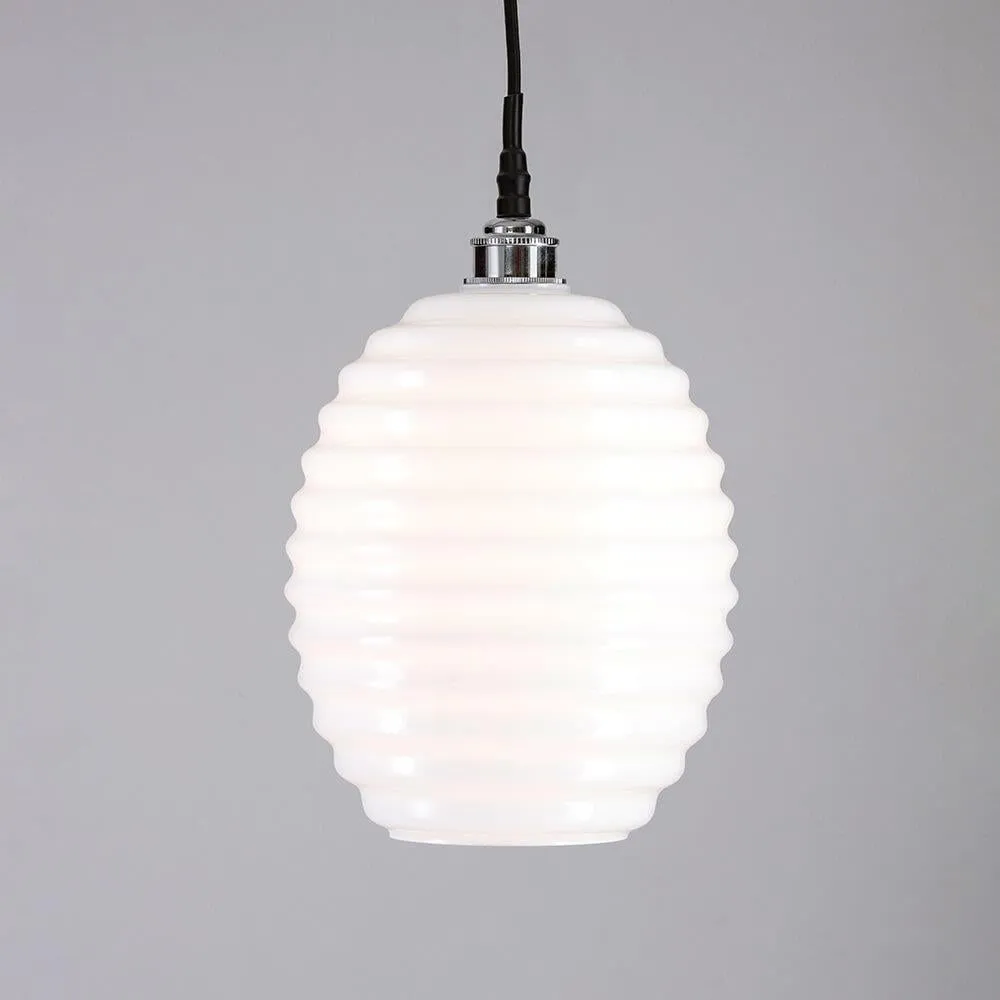 Old School Electric Beehive bathroom pendant light