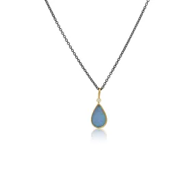 One-Of-A-Kind Pear-Shaped Opal Drop Necklace