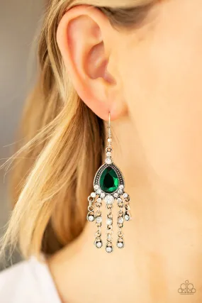 Paparazzi Bling Bliss Earrings Green