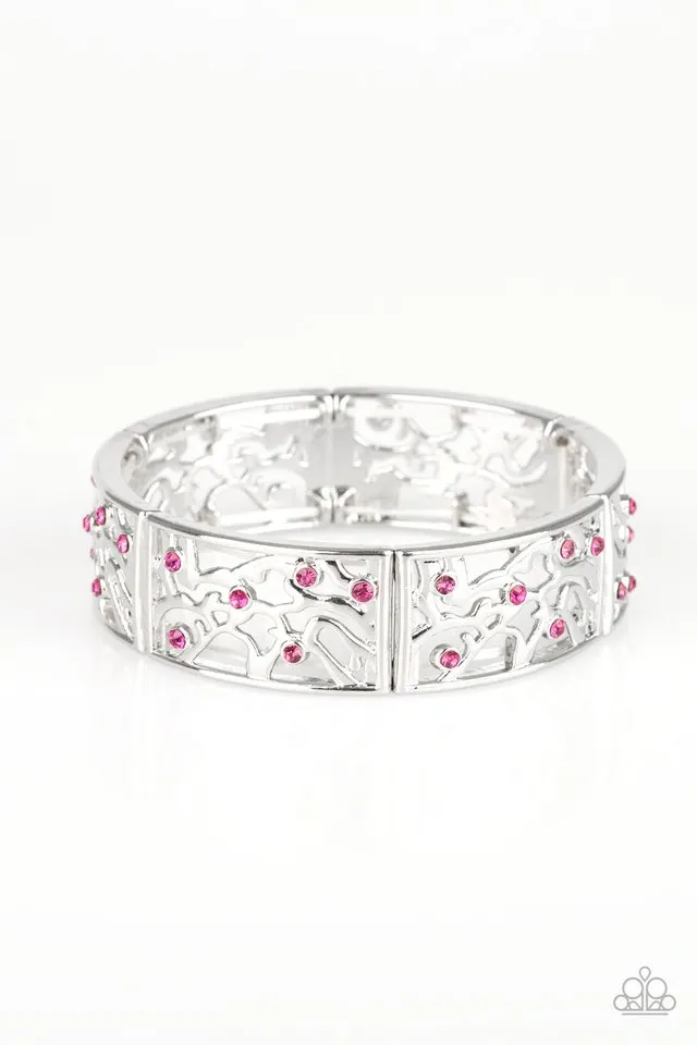 Paparazzi Bracelet ~ Yours and VINE - Pink