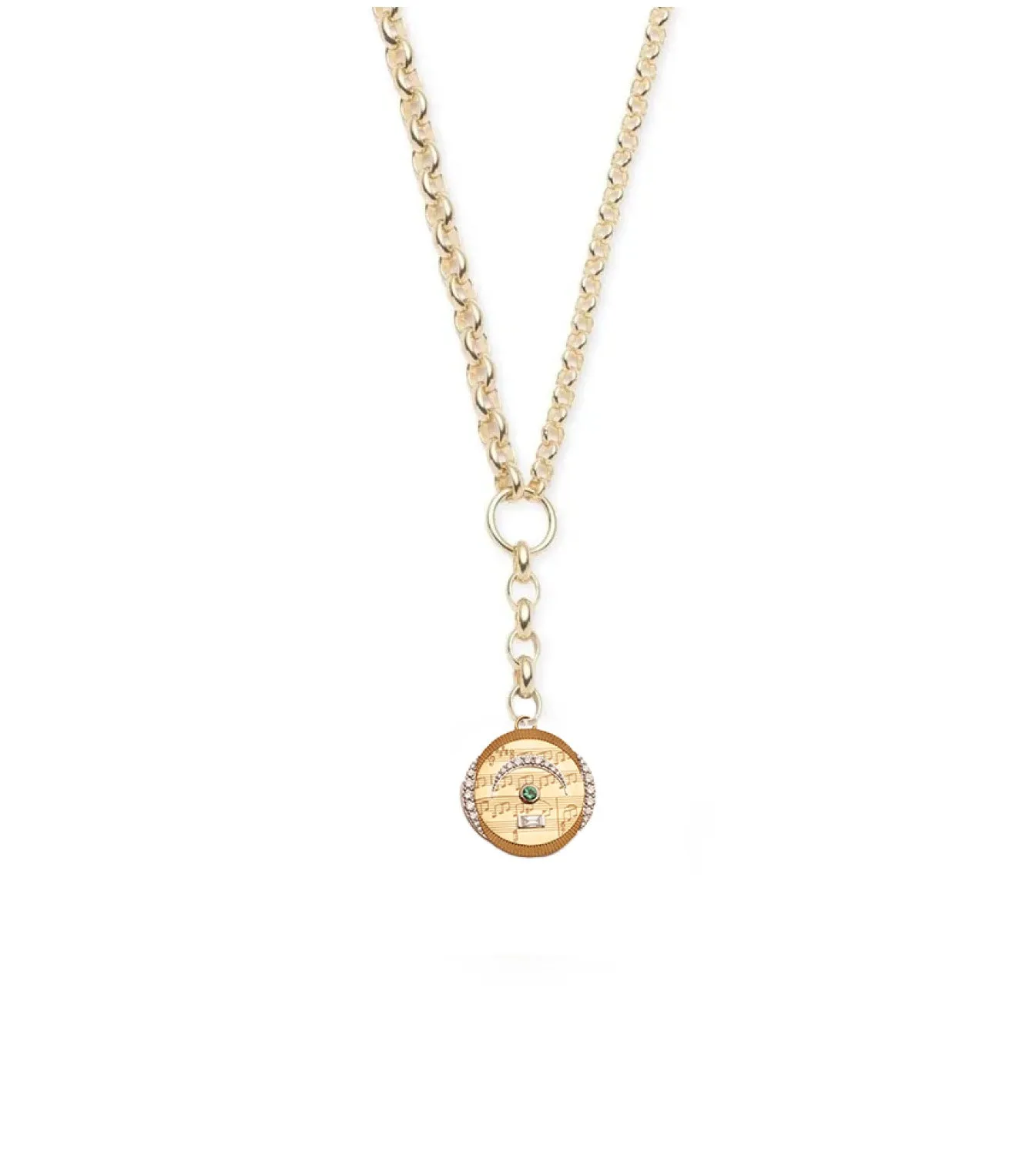 Pause - Internal Compass : Heavy Mixed Belcher Extension Chain Necklace