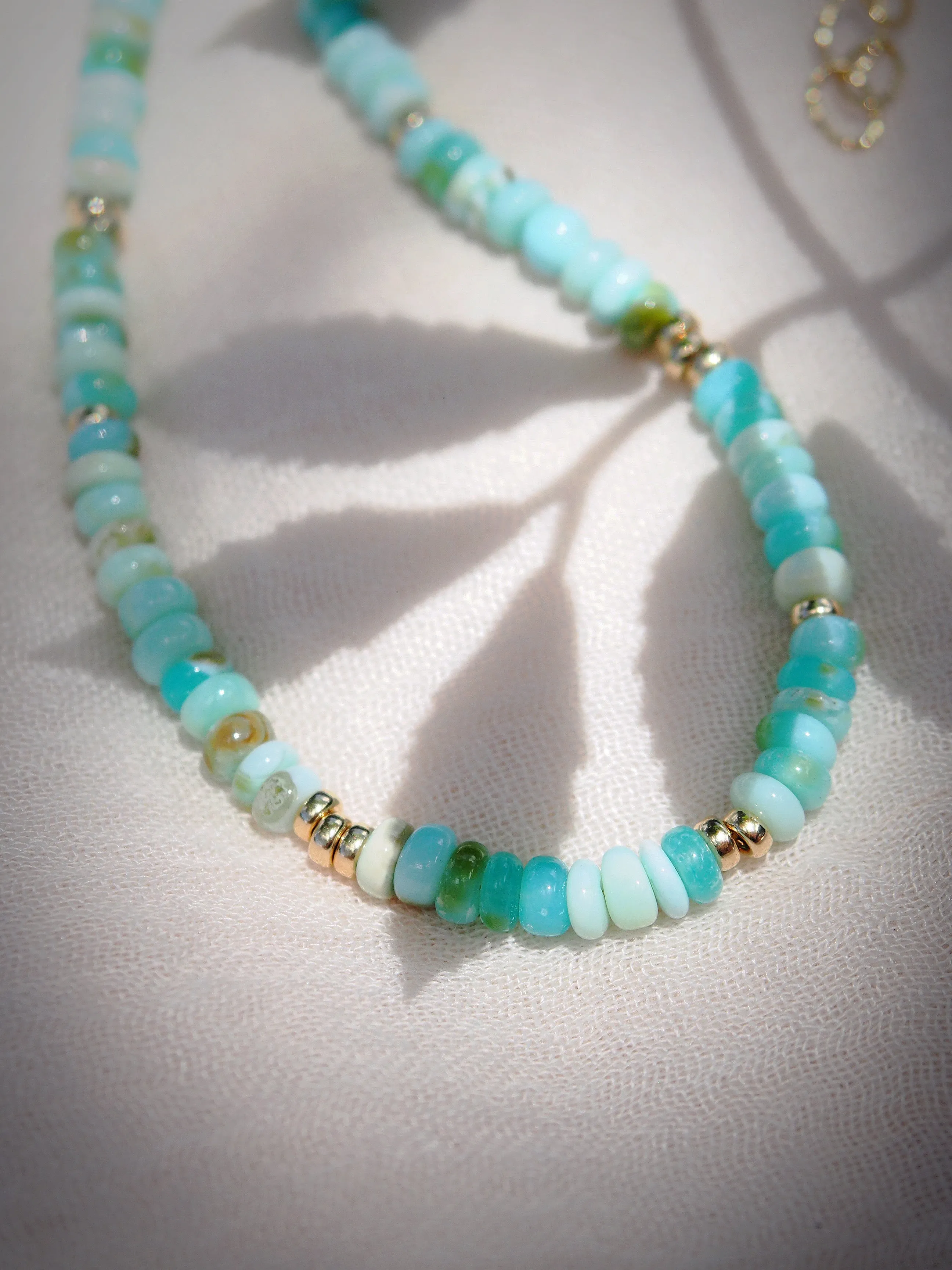 Peruvian Blue Opal Necklace - Mana'olana