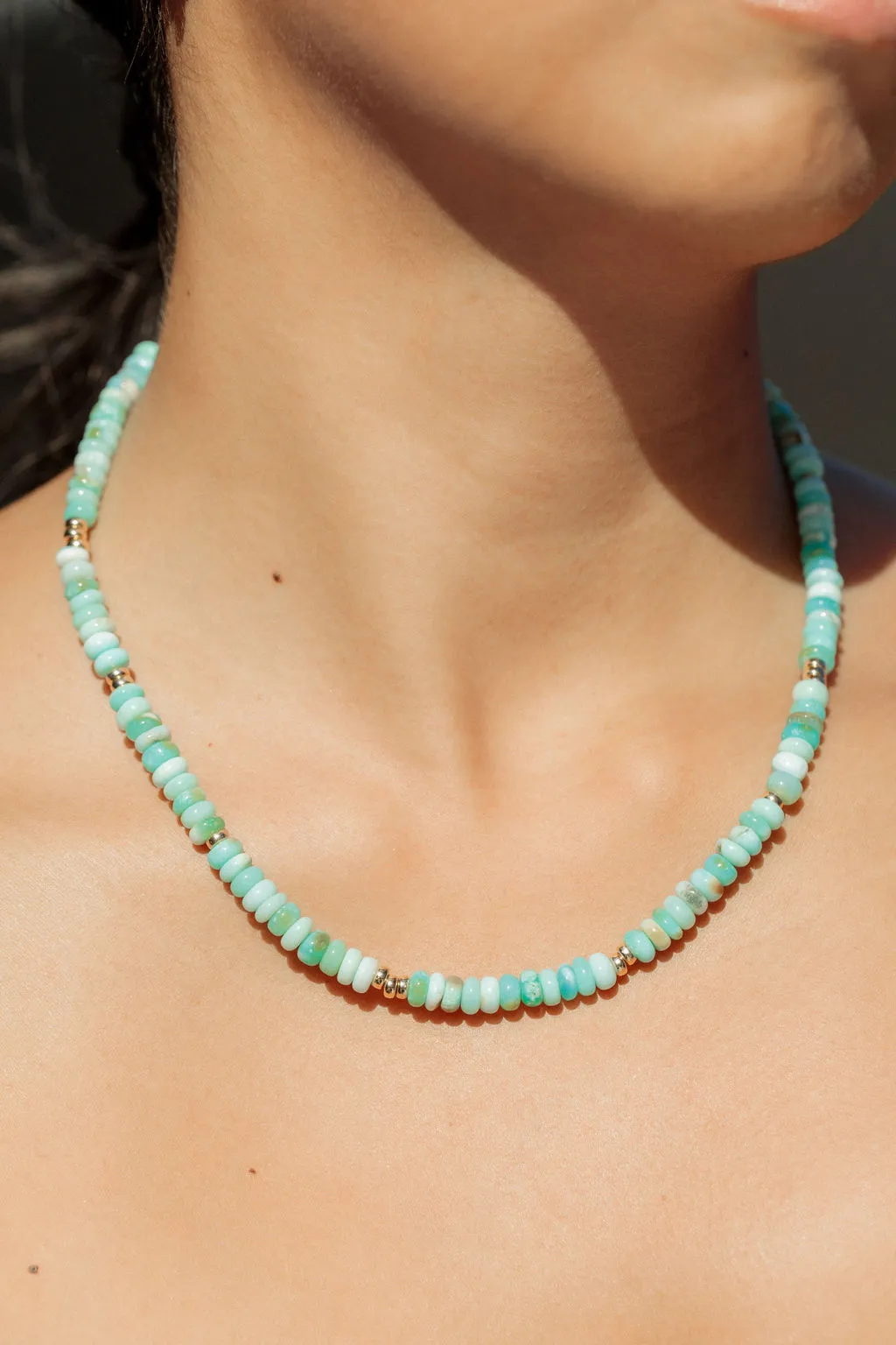 Peruvian Blue Opal Necklace - Mana'olana