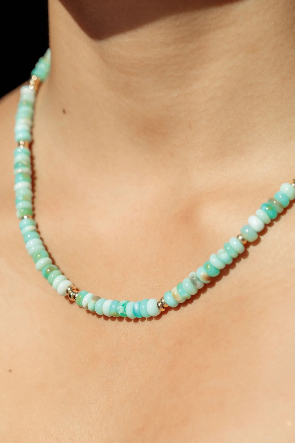 Peruvian Blue Opal Necklace - Mana'olana