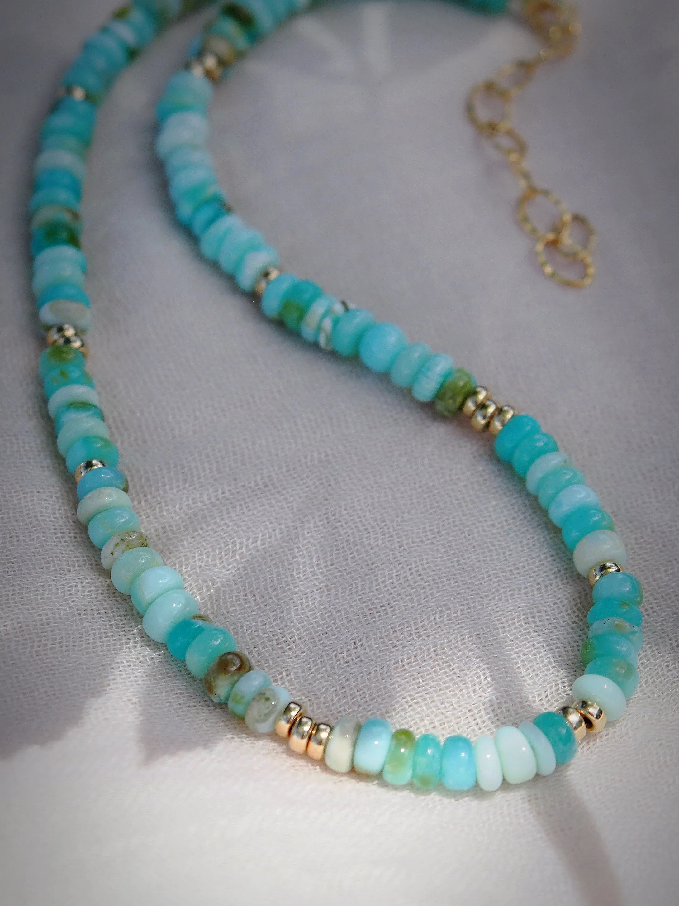 Peruvian Blue Opal Necklace - Mana'olana