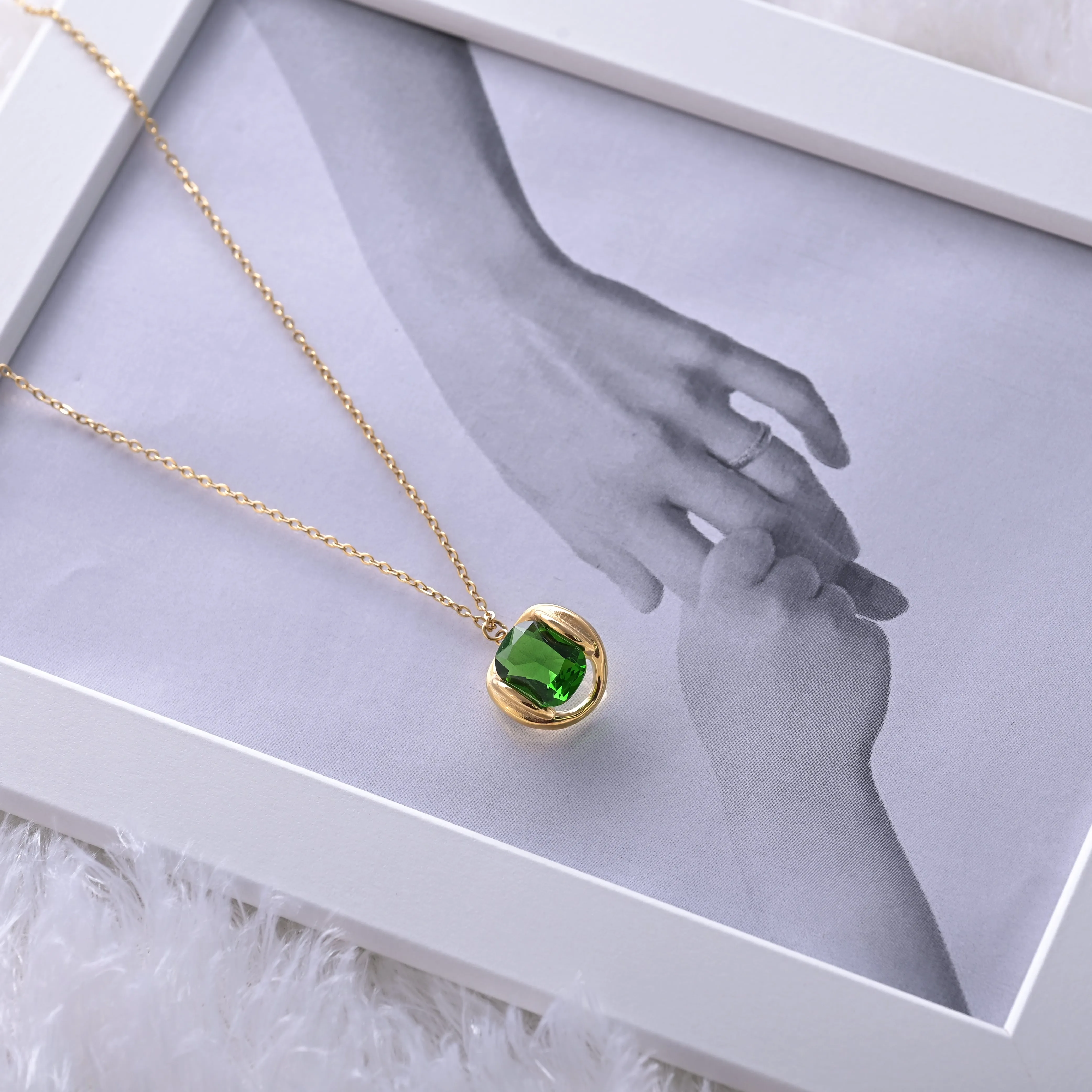 Regal Emerald Necklace