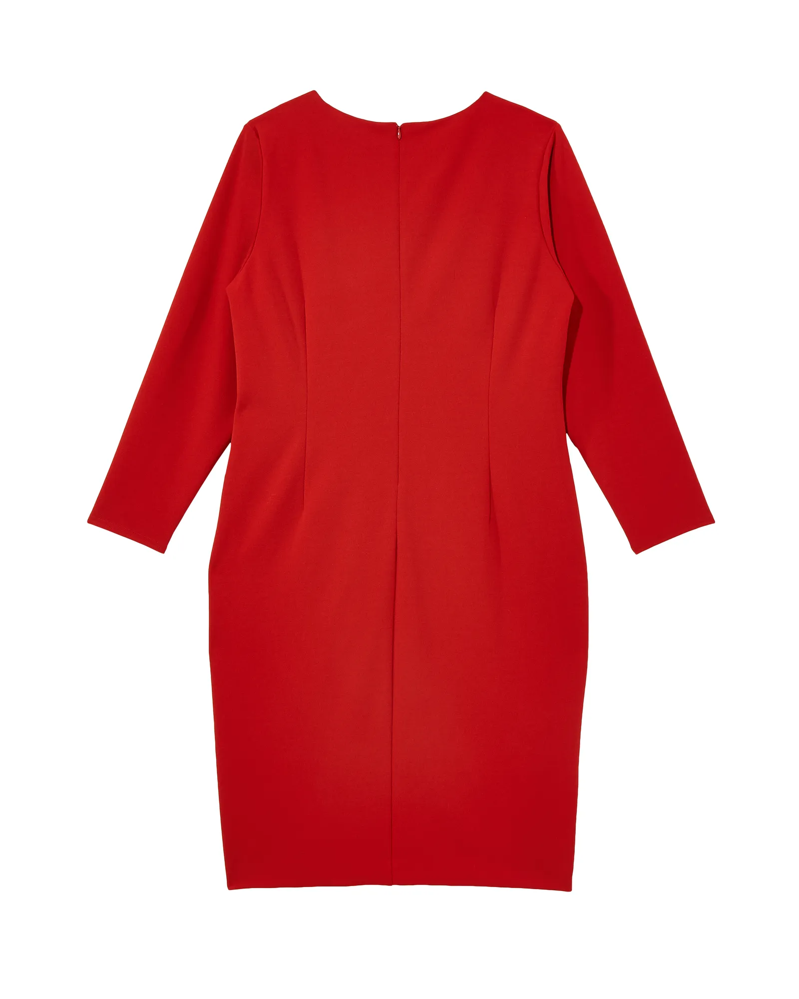 Roswell Ruched Detail Dress | Red