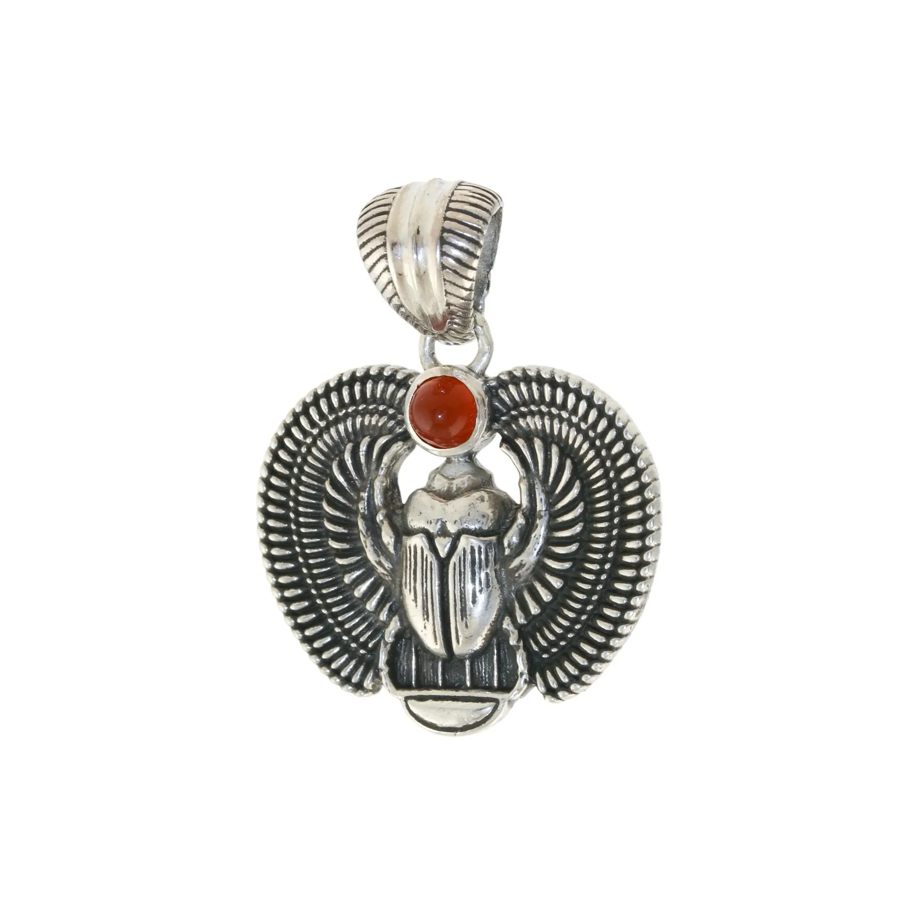 Sacred Scarab x Carnelian