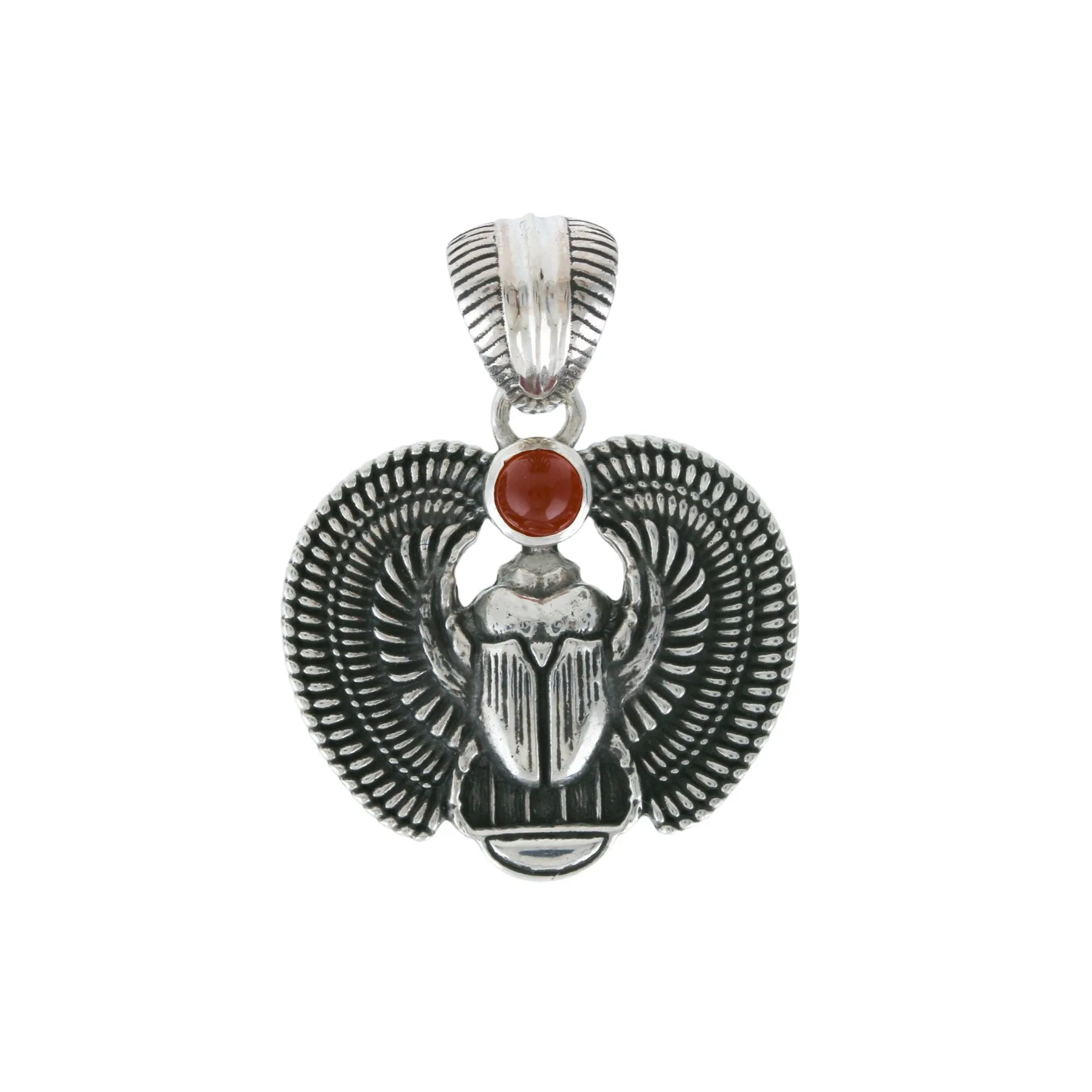 Sacred Scarab x Carnelian