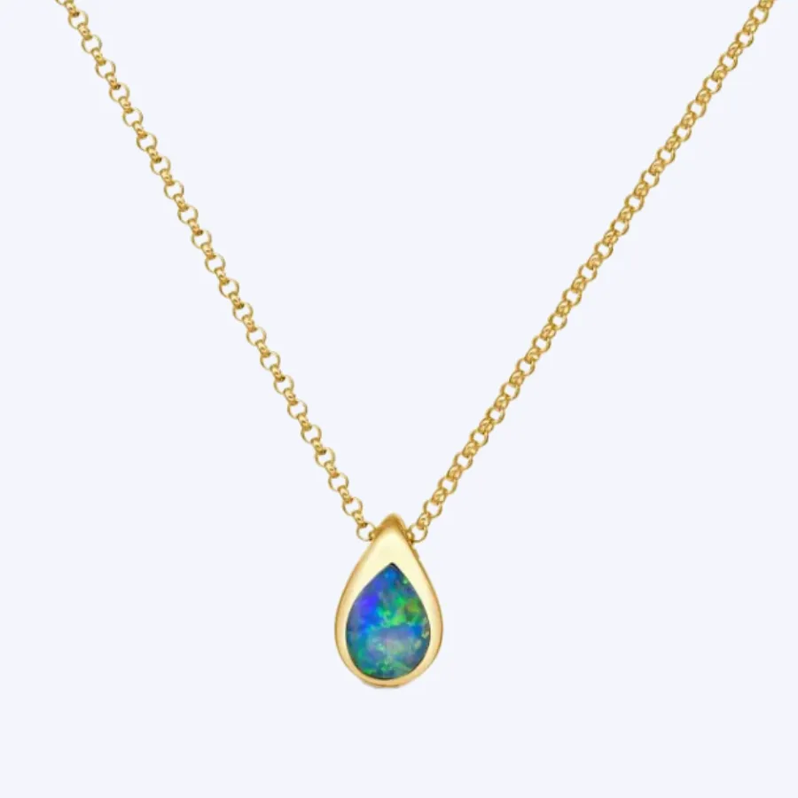 Serena Opal Pendant Necklace