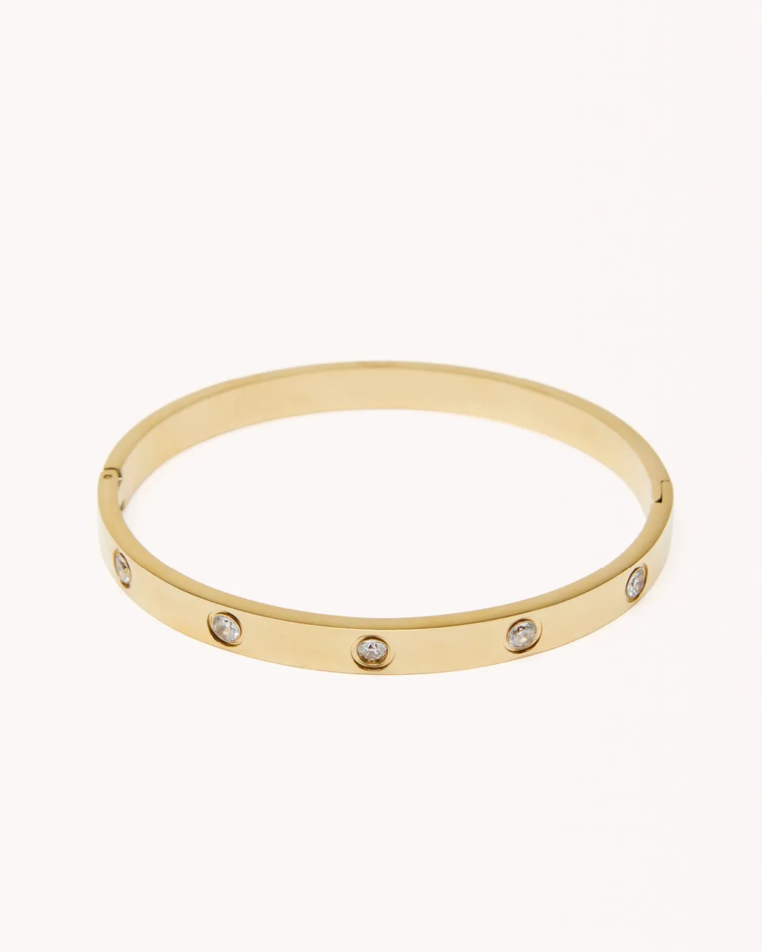 SHANIA BANGLE - GOLD PLATED 18K