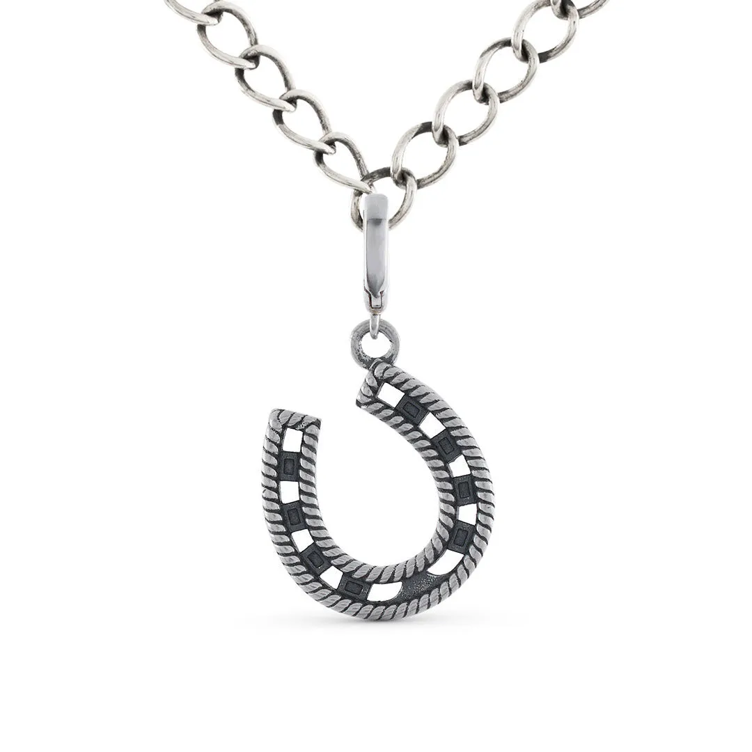 Silver Horseshoe Pendant