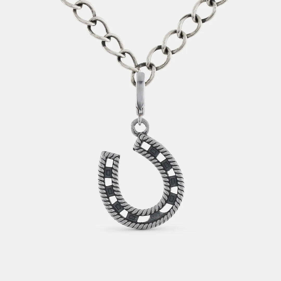 Silver Horseshoe Pendant